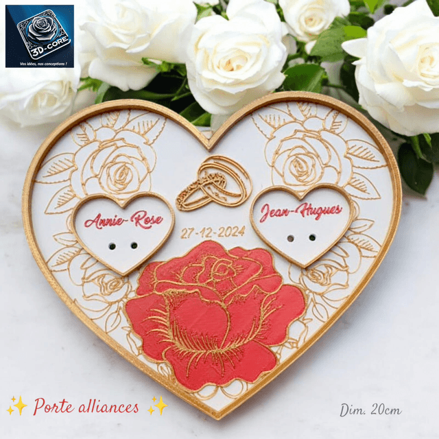 Porte alliance « Cœur »